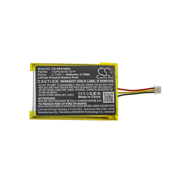 Cameron Sino Cs Rpx100Sl 1000Mah Battery For Razer Opus X Headset