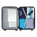 3 Piece Kuredu Spinner Luggage Suitcase Set
