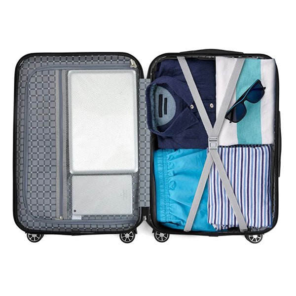 3 Piece Kuredu Spinner Luggage Suitcase Set