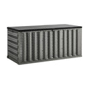 Outdoor Storage Box 680L Foldable Garden Container Grey