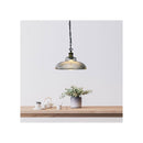 Clear Traditional Ribbed Glass Pendant
