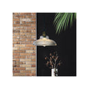 Clear Traditional Ribbed Glass Pendant