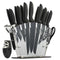17 Piece Professional Stainless Steel Knife Set