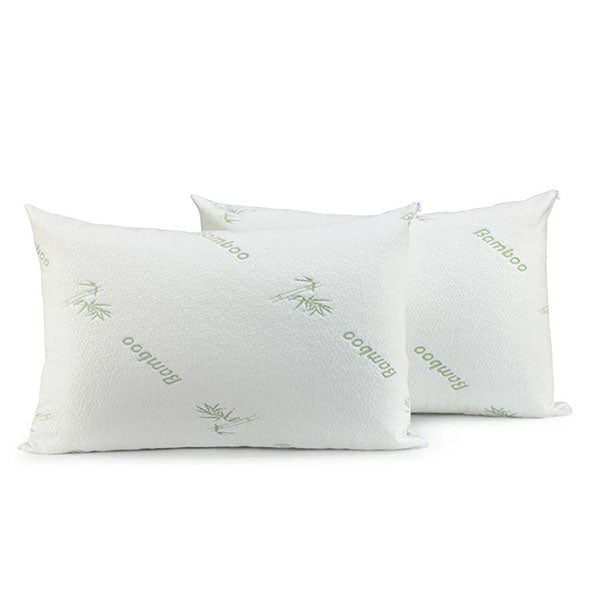 Set of 2 Bamboo Waterproof Pillow Protectors