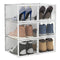 Shoe Storage Display Box Front Drop Set Of 6