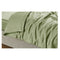 1200Tc Cotton Quilt Cover Set Oiled Green