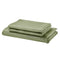 1200Tc Cotton Bed Sheet Set Oiled Green