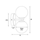 Oberon 2 Ip44 Wall Light