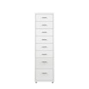 Office Cabinet 8 Drawer Drawers White