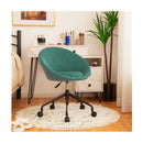 Armless Desk Chairs with Curved Backrest for Office Bedroom