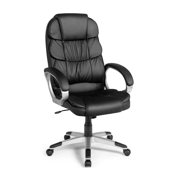 Ergonomic Leather Chair with Adjustable Height for Office