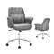 Modern Ergonomic Leisure Chair with Padded Armrests