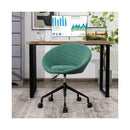 Armless Desk Chairs with Curved Backrest for Office Bedroom