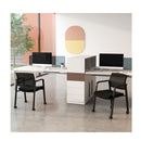 Office Mesh Chairs With Armrests And Wheels