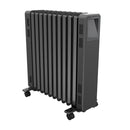 Oil Free Column Heater With Thermostat In Black