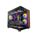Okinos M6 Argb Atx Genuine Walnut Wood Case