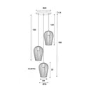 Olam 3Lt Trilight Pendant