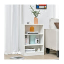 Floor Standing Open Bookshelf With Adjustable Shelve