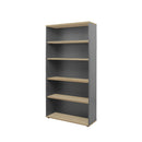 Open Bookshelf 900Mm W X 315Mm D X 1800Mm H Natural Oak