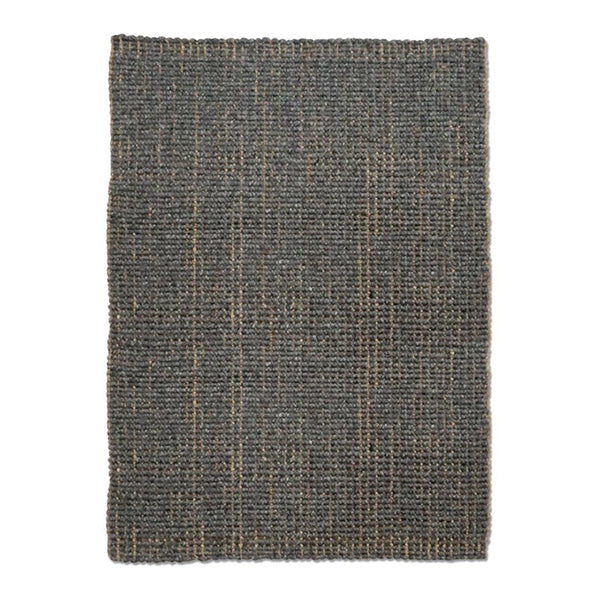Orion Modern Durable Dark Grey Rug 120Cmx170Cm