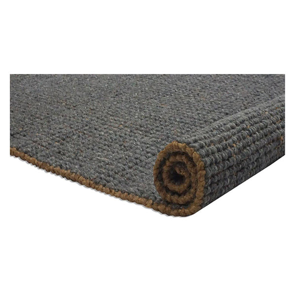 Orion Modern Durable Dark Grey Rug 120Cmx170Cm