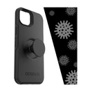 Otterbox Otter Pop Symmetry Apple Iphone 14 Plus Case Black