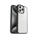 Otterbox React Apple Iphone 15 Pro Max Case Black Crystal Clear Black