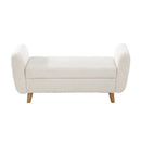 Ottoman 124 X 52 X 41Cm Footrest Stool Bench Padded Storage Box