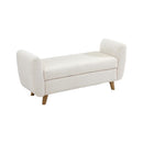 Ottoman 124 X 52 X 41Cm Footrest Stool Bench Padded Storage Box
