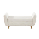 Ottoman 124 X 52 X 41Cm Footrest Stool Bench Padded Storage Box