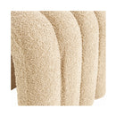 Ottoman Stool Teddy Fabric Ridge Arch