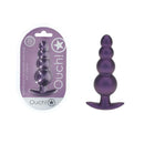 Ouch Beaded Anal Plug Metallic Purple