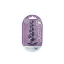 Ouch Beaded Anal Plug Metallic Purple