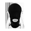 Ouch Black And White Submission Mask Black Hood Mask