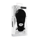Ouch Black And White Submission Mask Black Hood Mask