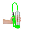 Ouch Glow In The Dark Comfort Beginner Pump Clear Glow Penis Pump