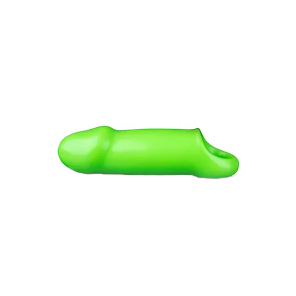 Ouch Glow In The Dark Smooth Thick Penis Sleeve 16 Cm