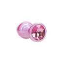 Ouch Paris Collection Metallic Pink Butt Plugs With Gem Bases