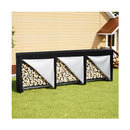 Outdoor Firewood Rack Storage With Cover
