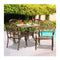 Outdoor Furniture 5Pcs Dining Set Chairs Table Bistro Set Garden