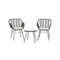 Outdoor Furniture Lounge Setting 3 Piece Bistro Set Table Chairs Patio