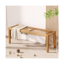 Outdoor Garden Bench Seat Dining Acacia Wood 2  Seater Patio Furniture