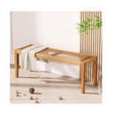Outdoor Garden Bench Seat Dining Acacia Wood 2  Seater Patio Furniture