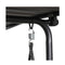 Outdoor Patio Swing Chair 2 Seater Canopy Table Top Cup Holder Black