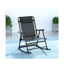 Outdoor Rocking Chair Folding Reclining Recliner Patio Furniture Garden