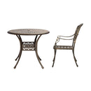 Outdoor Dining Chairs&Table Bistro Set 5 Piece
