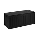 Outdoor Storage Box Bench 490L Black