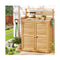 Outdoor Storage Cabinet Box Potting Bench Table Shelf Chest Garden Shed