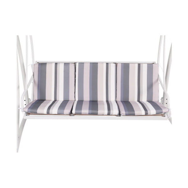 Outdoor Swing Chair Garden Bench 3 Seater Canopy Cushion Furniture