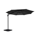 Outdoor Umbrella 3m Base Cantilever Beach Stand Sun Roma Black 50cm